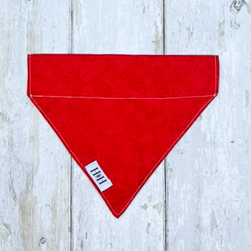 HETTY AND HUXLEY CHERRY RED BANDANA MEDIUM