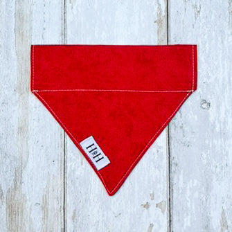 HETTY AND HUXLEY CHERRY RED BANDANA SMALL