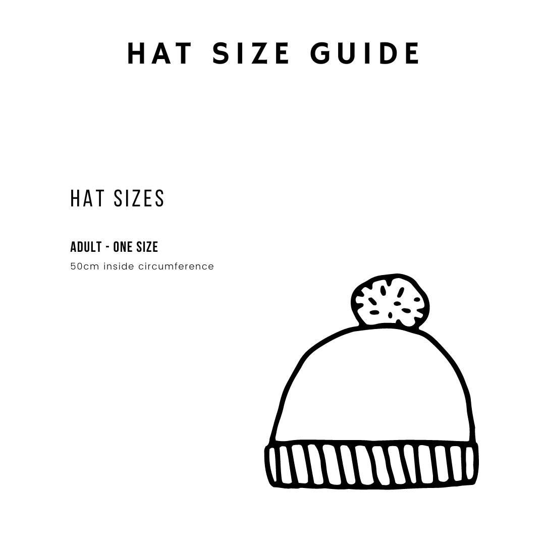 Chunky Knit Adult Hats