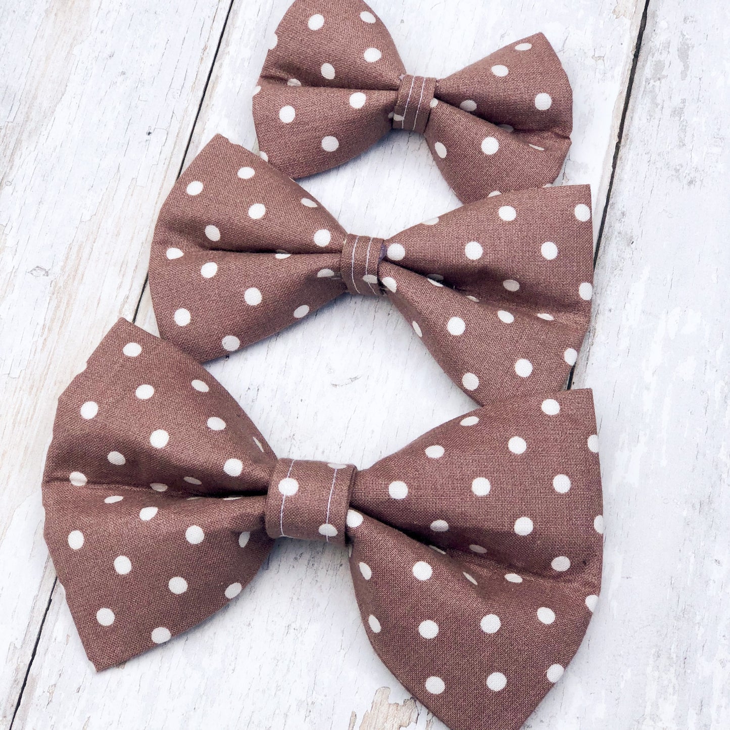 HETTY AND HUXLEY HEATHER SPOT BOW TIES