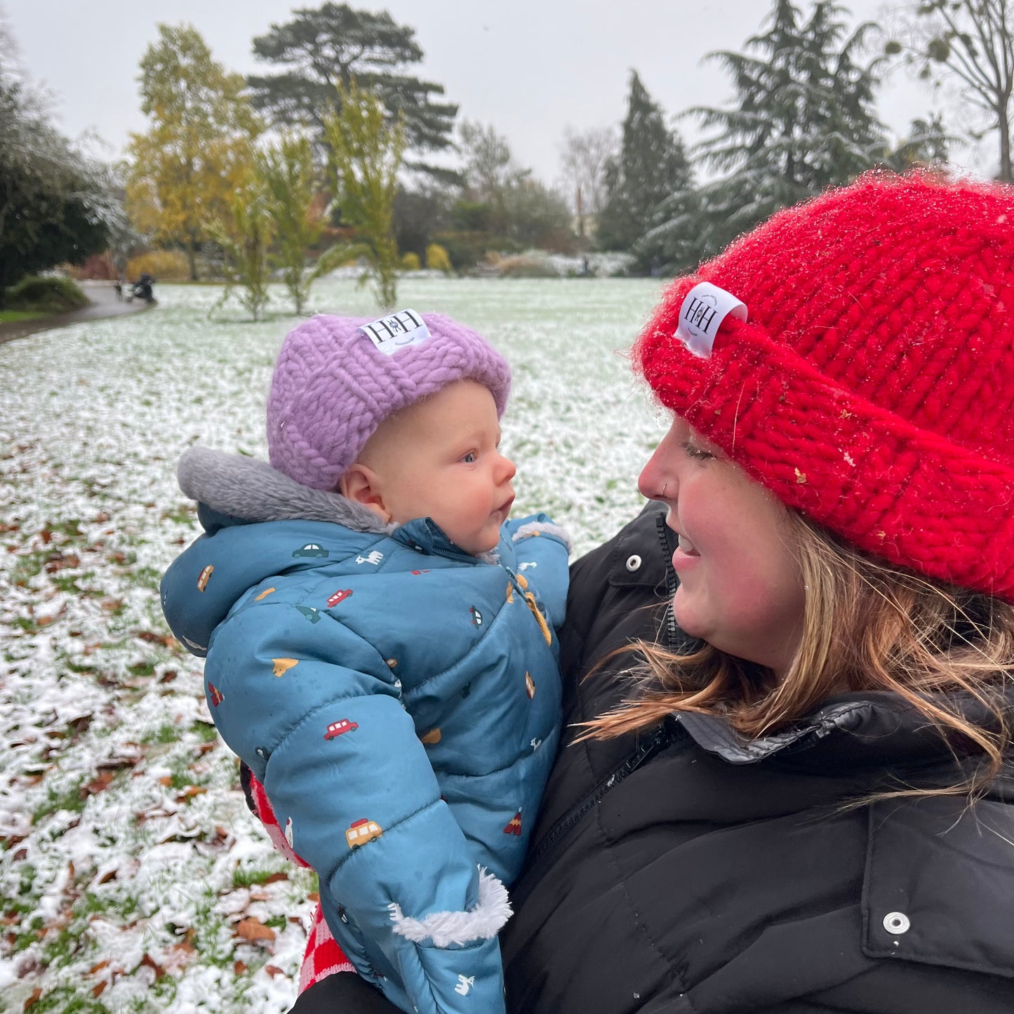 Chunky Knit Baby Hats