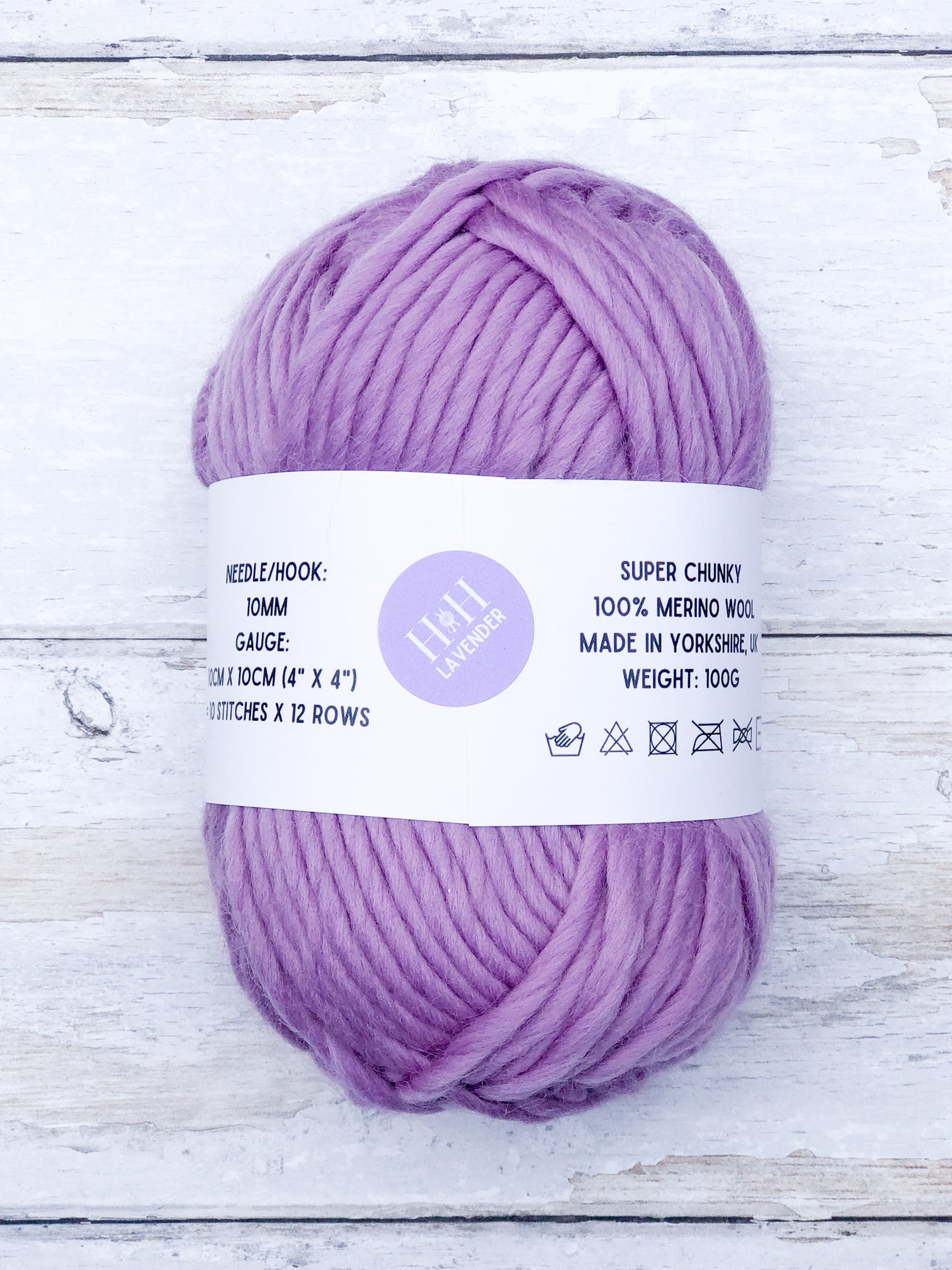 HETTY AND HUXLEY LAVENDER WOOL