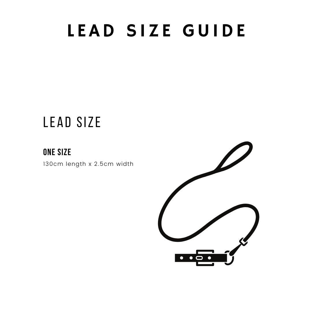 HETTY AND HUXLEY LEAD SIZE GUIDE