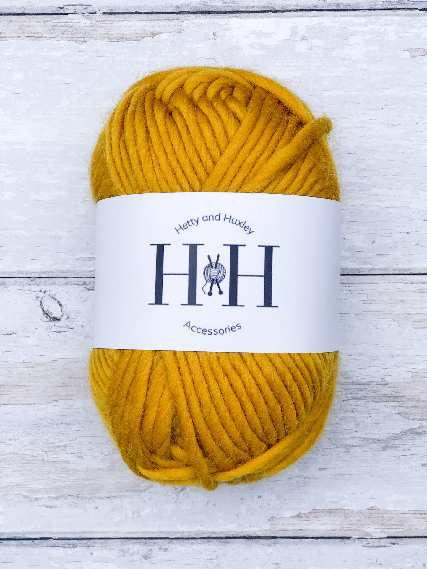 HETTY AND HUXLEY MUSTARD WOOL