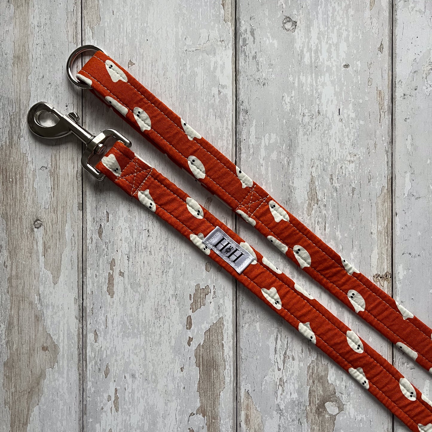 Orange Ghostly Dog Lead / Leash