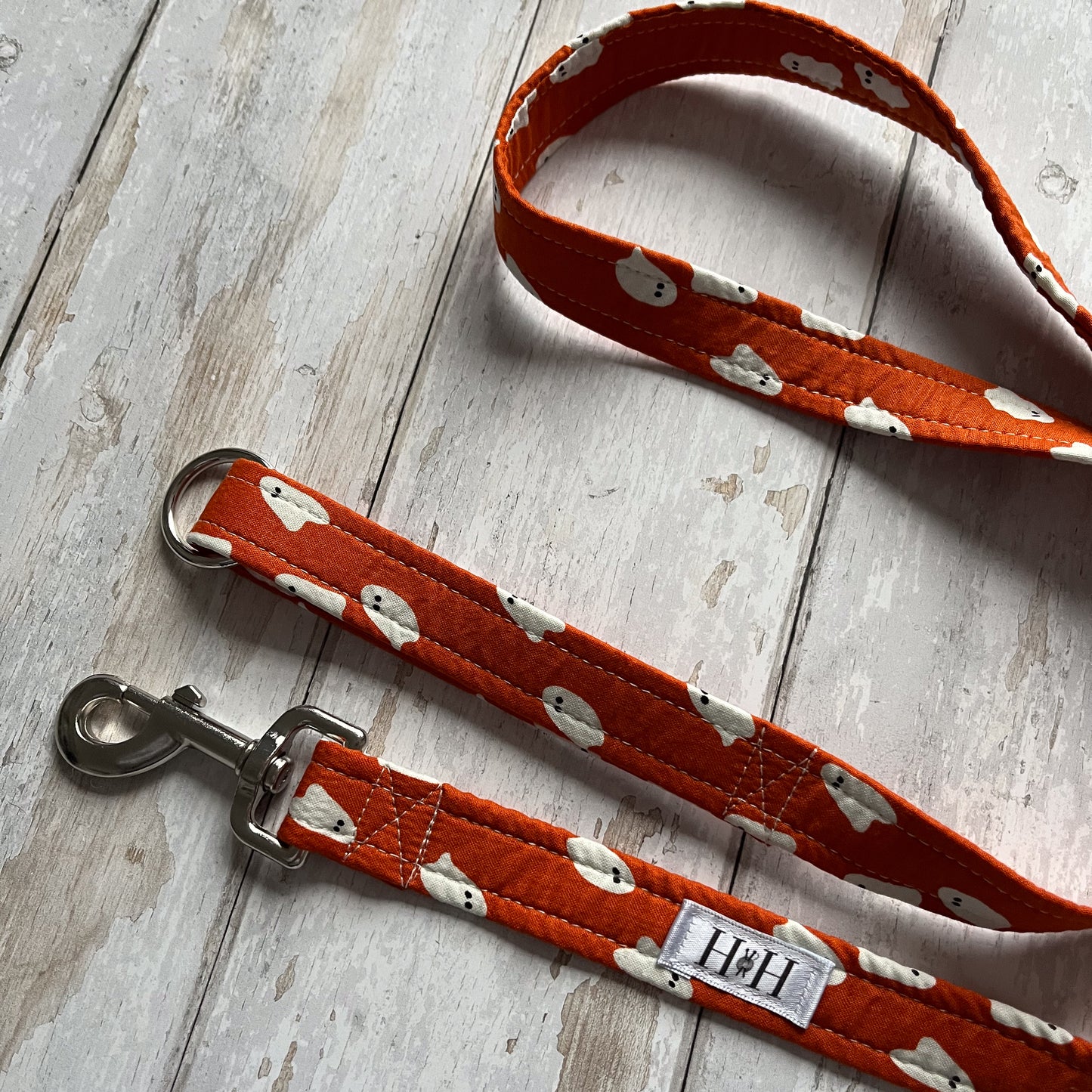 Orange Ghostly Dog Lead / Leash