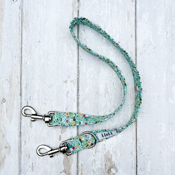 HETTY AND HUXLEY TEAL FLORAL LEAD EXTENSION