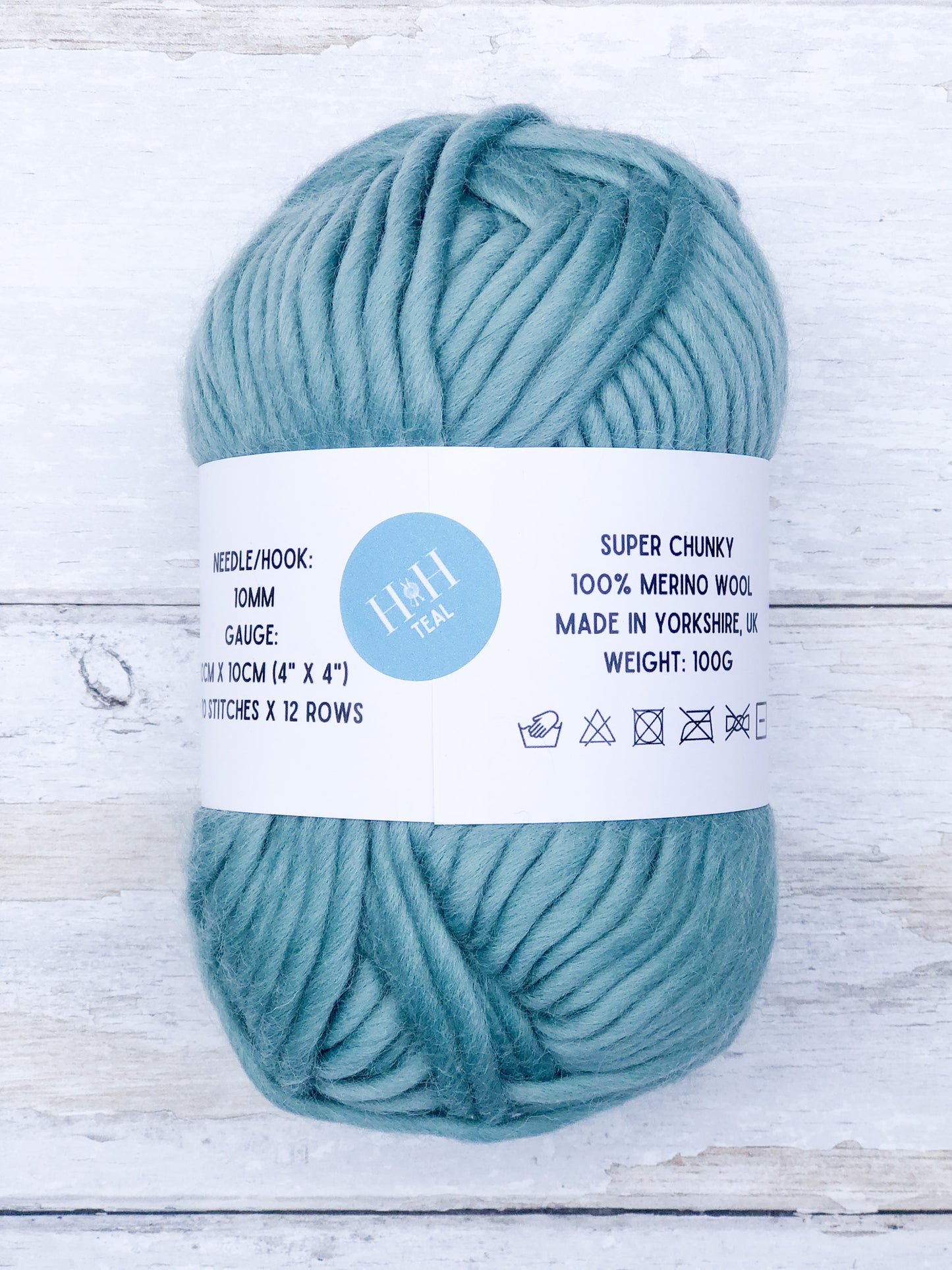 HETTY AND HUXLEY TEAL WOOL