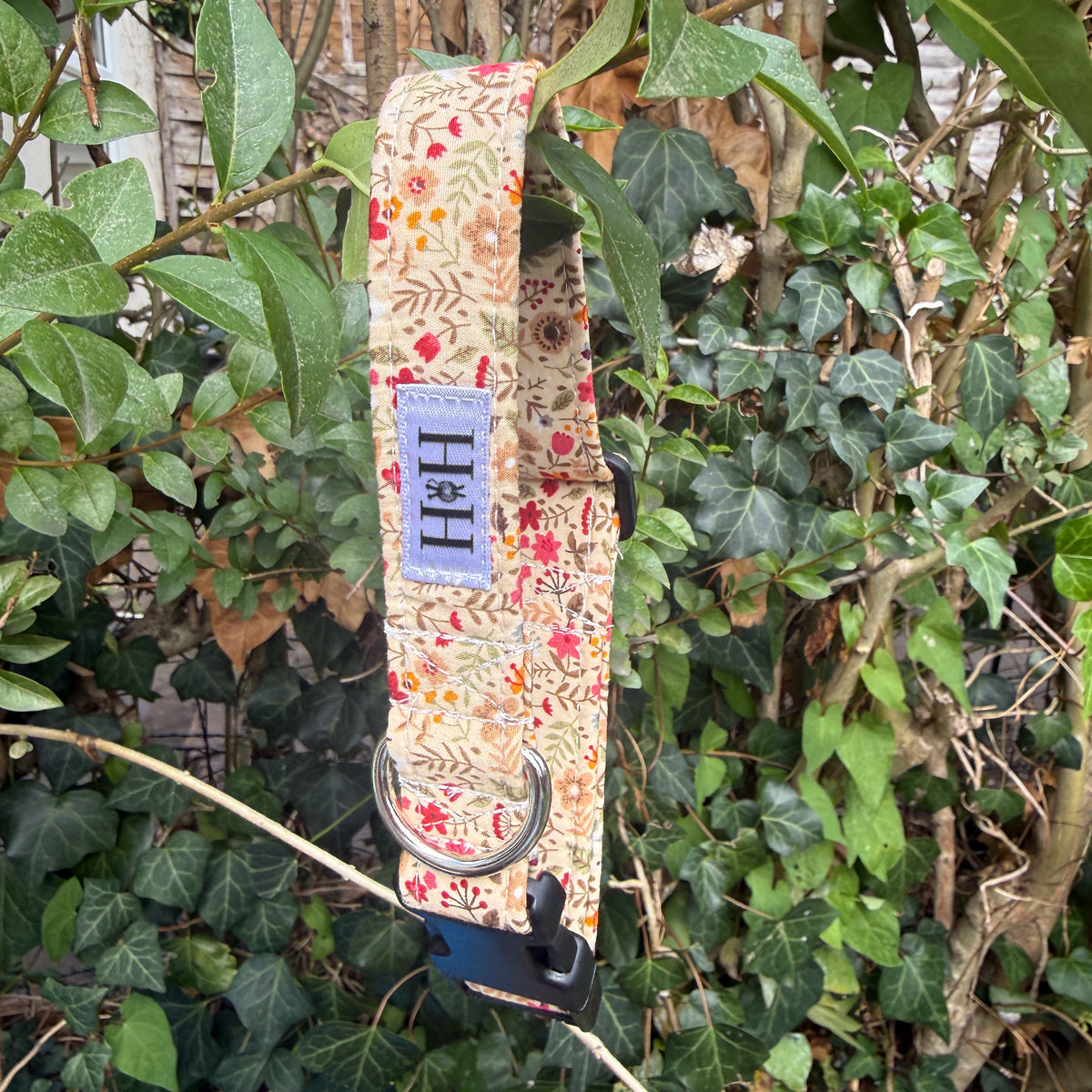 Autumn Floral Dog Collar