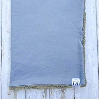 Dusky Blue & Grey Blanket