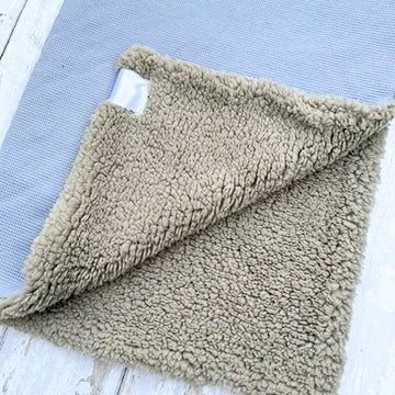 Dusky Blue & Grey Blanket
