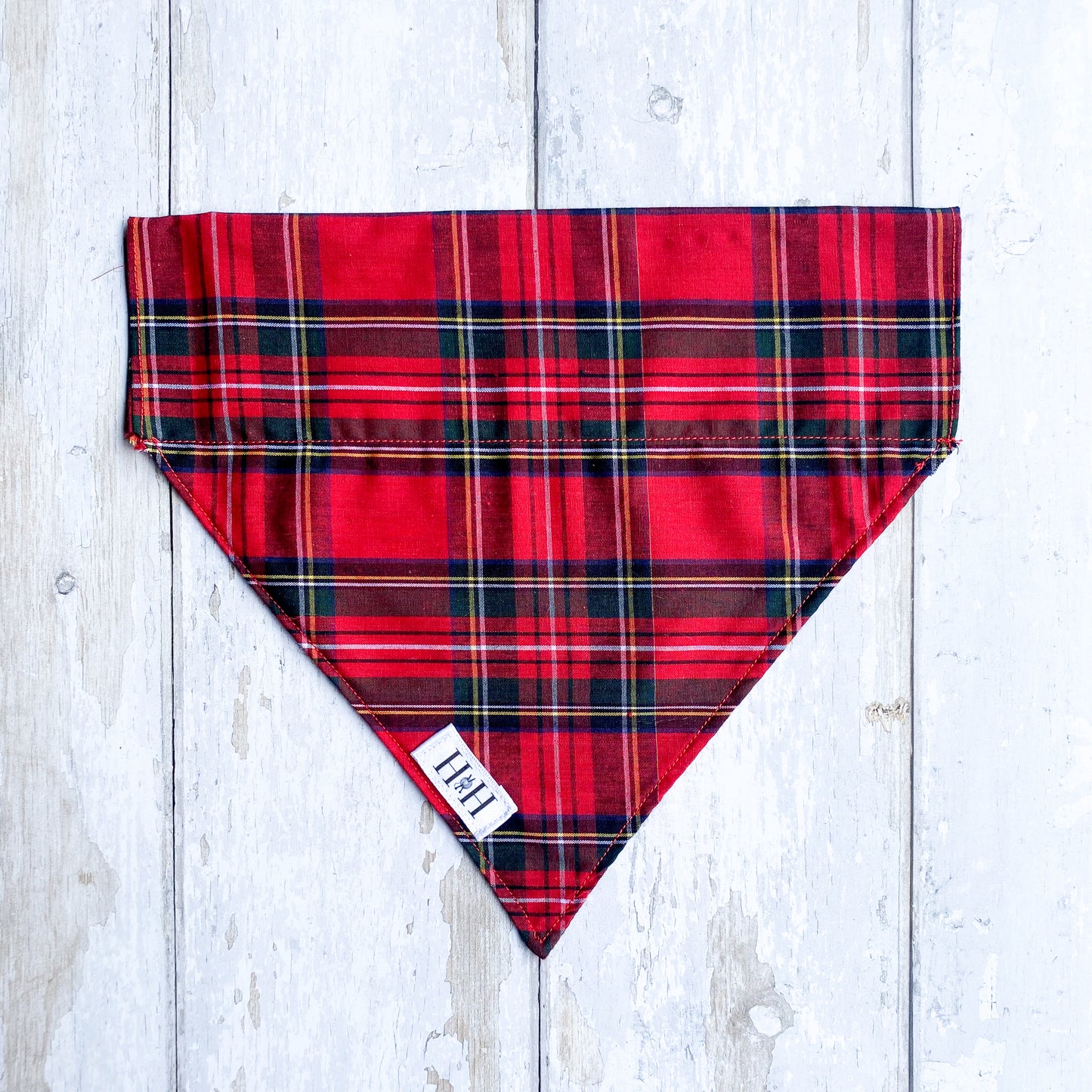 Red Tartan Pet Bandana