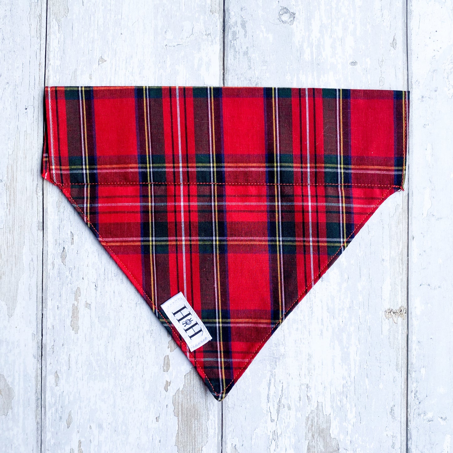 Red Tartan Pet Bandana