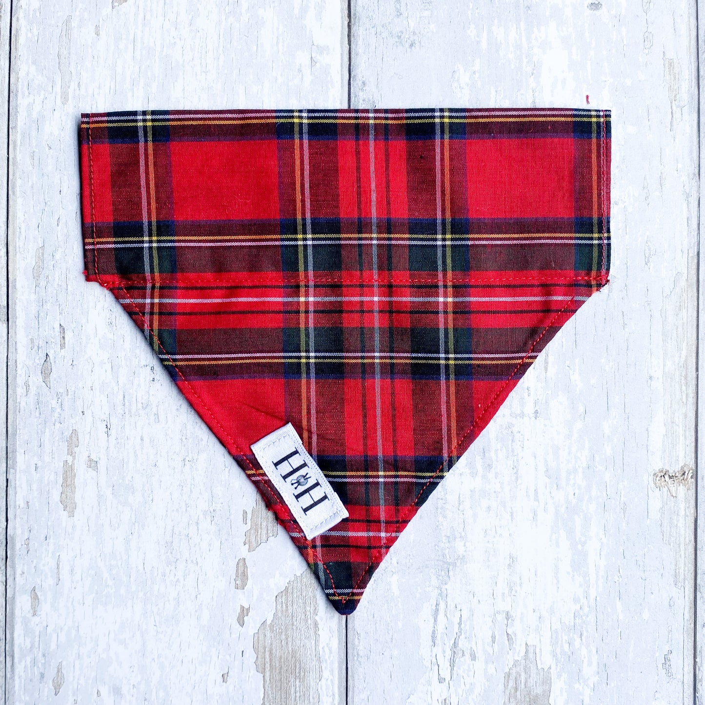 Red Tartan Pet Bandana