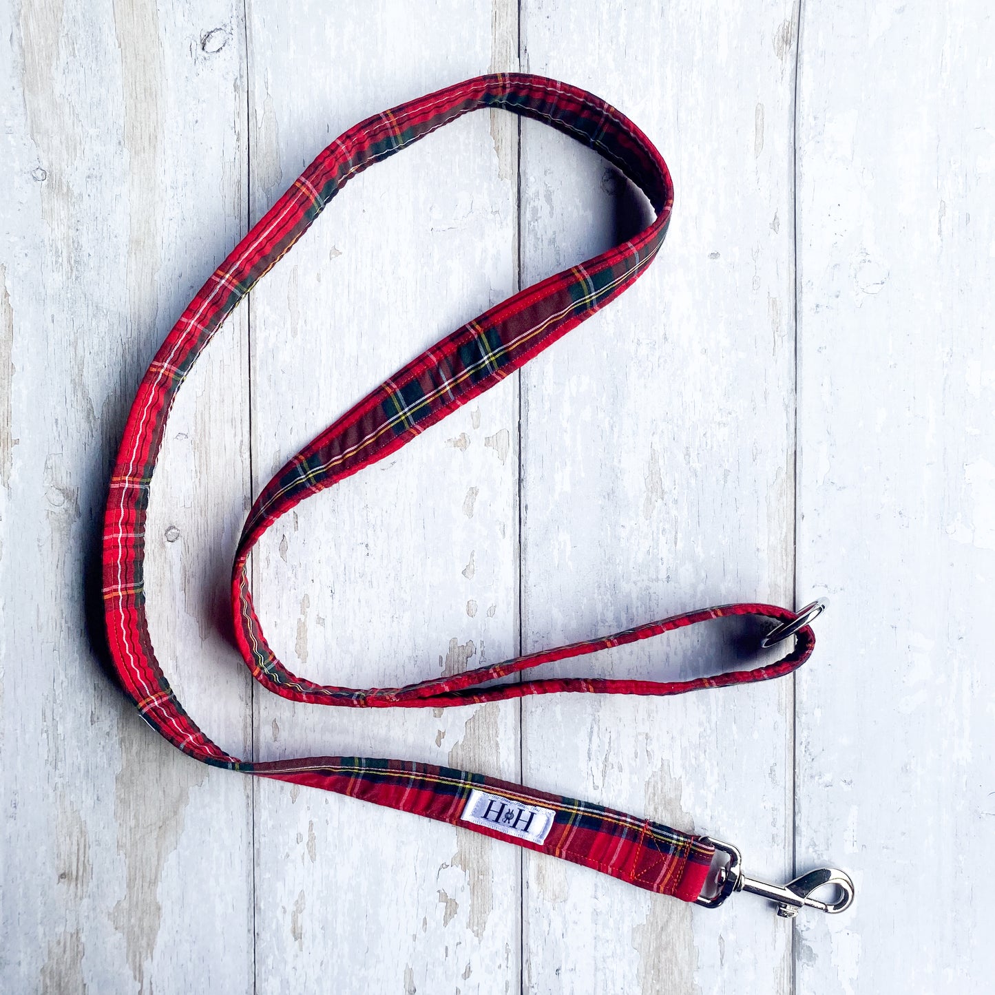 Red Tartan Dog Lead / Leash