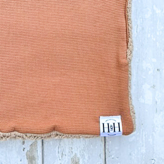 Cinnamon & Taupe Blanket