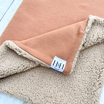 Cinnamon & Taupe Blanket