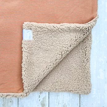 Cinnamon & Taupe Blanket
