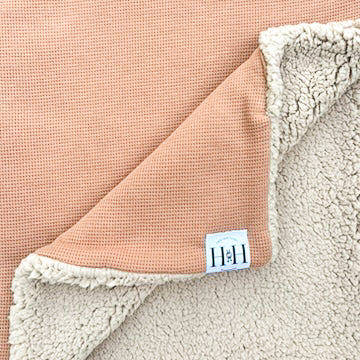 Cinnamon & Taupe Blanket
