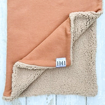 Cinnamon & Taupe Blanket