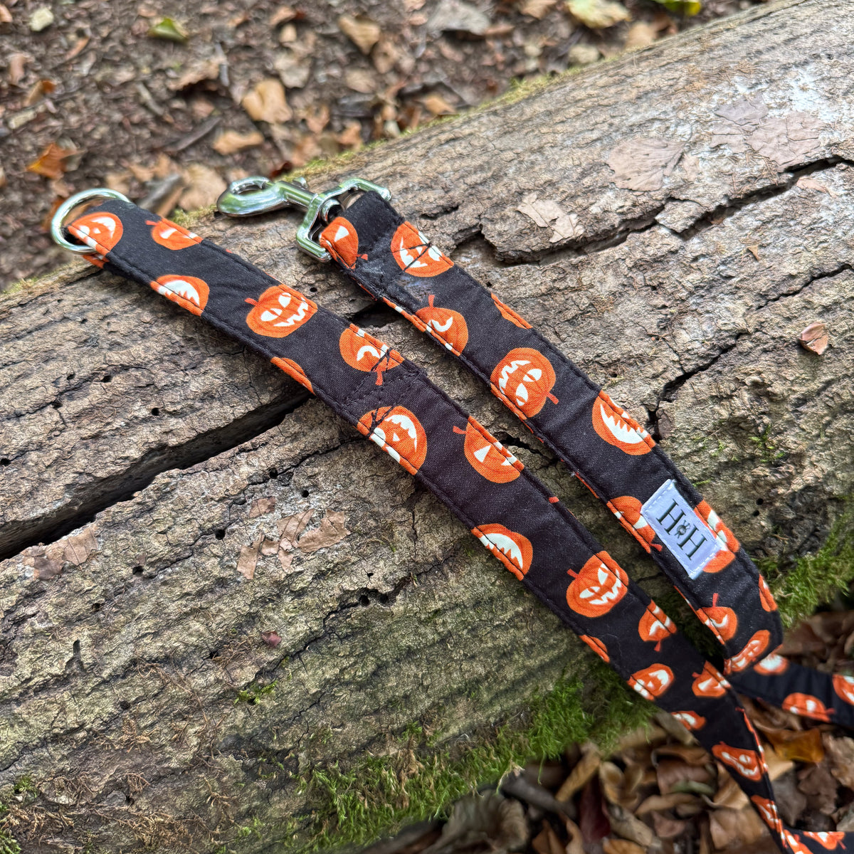 Halloween Pumpkins Glow in the Dark Dog Lead / Leash