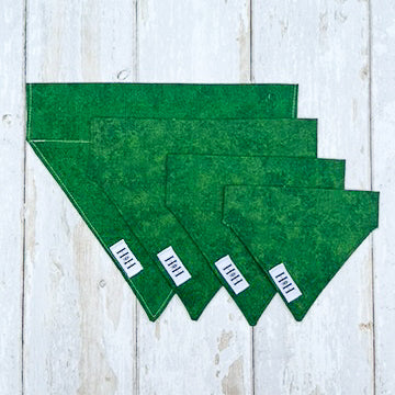 HETTY AND HUXLEY FOREST GREEN BANDANAS