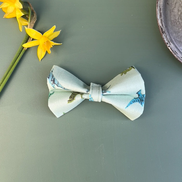 Green Dinosaurs Pet Bow / Bow Tie