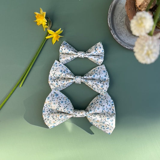 Spring Floral Pet Bow / Bow Tie