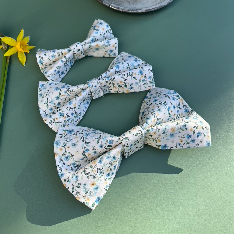 Spring Floral Pet Bow / Bow Tie