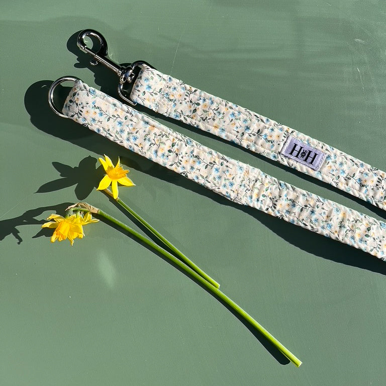 Spring Floral Dog Lead / Leash