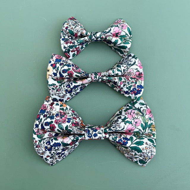Summer Floral Pet Bow / Bow Tie