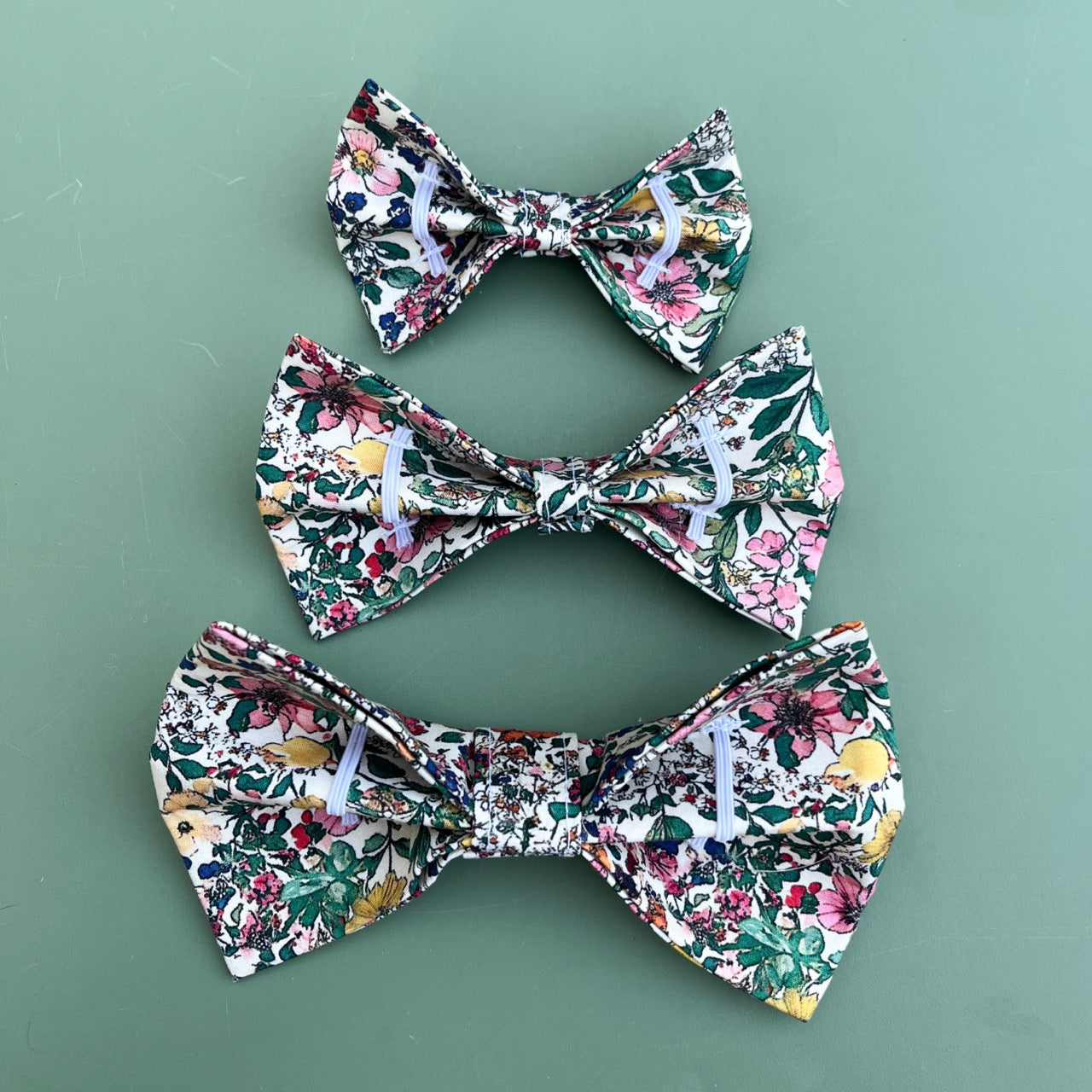 Summer Floral Pet Bow / Bow Tie