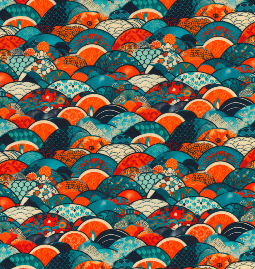 Sea Waves Pet Bandana
