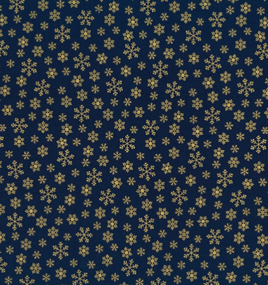 Christmas Navy Snowflakes Pet Bandana